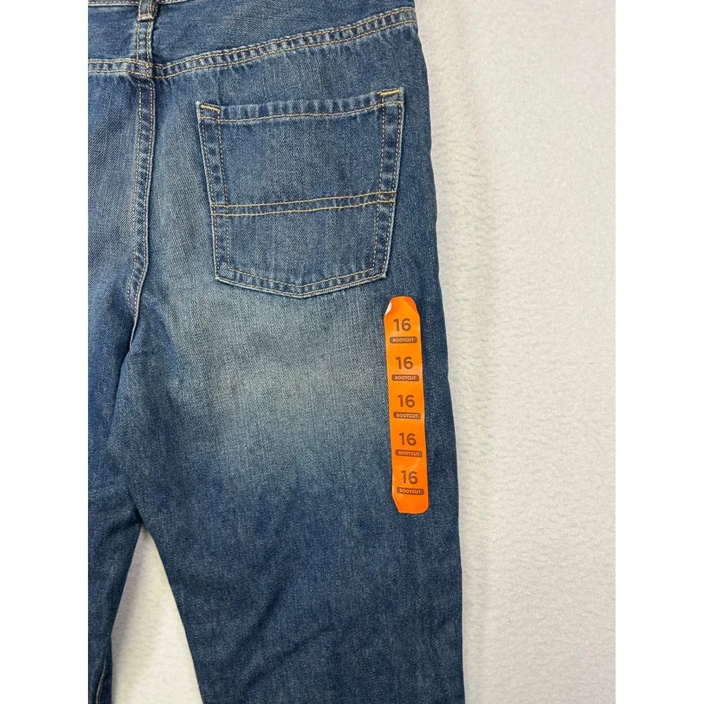 Classic‎ Casual The Childrens Place Boys 16 Blue Bootcut Denim Jeans Medium Wash